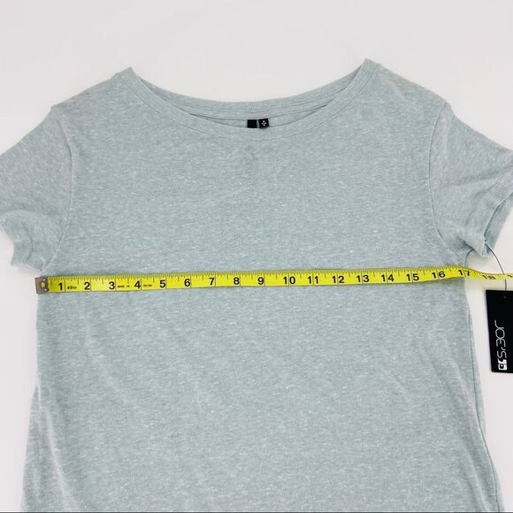 Joe’s Jeans Tee Wide Neckline Salt Water Blue Size Small - Picture 10 of 12